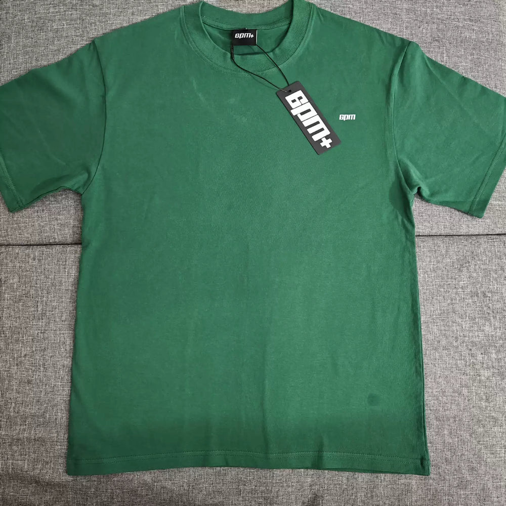 6PM Minimal Small‑Logo Plain Oversized T‑Shirt