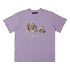 Palm Angel Purple Broken Bear Graphic Tee