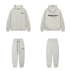 Fog Essentials Letter Print Oversized Hoodie & Sweatpants Two‑Piece Set