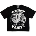Saint Vanity Griffin Graphic Tee - White Print Oversized Fit