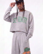 Saint Vanity Gators Crewneck Grey