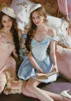 Blue Bud Corset Dress