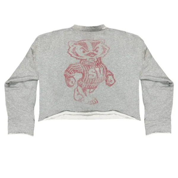 Saint Vanity Distressed Letter Long Sleeve Top & Graphic Shorts Set