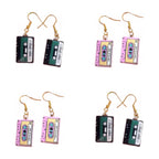 Adorable Retro Tape Deck Earrings