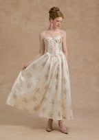 Love Flower Notes Corset Dress