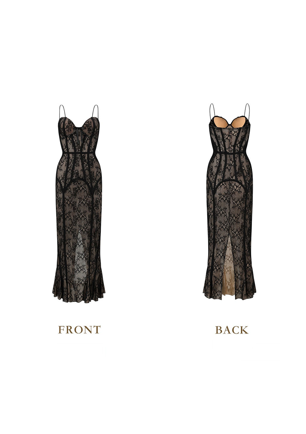 Black Moon Shade Corset Dress