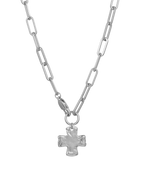 Chunky Cross Chain Necklace