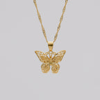 Butterfly Necklace | Gold