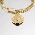 Coin Link Bracelet