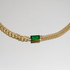 Callie Cuban Contrast Necklace