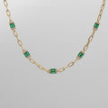 Jenna Emerald Stone Necklace