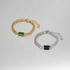 Callie Cuban Contrast Bracelet
