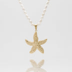 Ariel Starfish Pearl Necklace