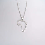 Africa Outline Necklace
