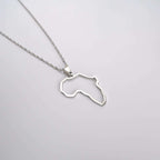 Africa Outline Necklace