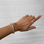 Jada Baguette CZ Bracelet Thick  | Gold