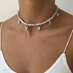 Butterfly Tennis CZ Choker | PRYA™