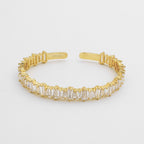 Jada Baguette CZ Bracelet Thick  | Gold