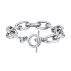 Chunky Gold Toggle Clasp Bracelet