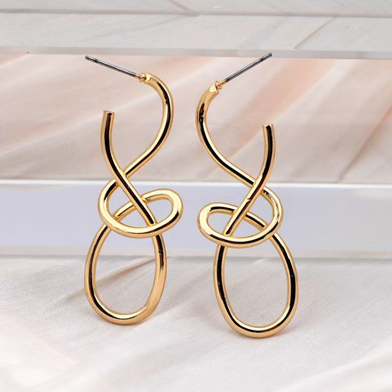 Vintage Knotted Dangle Earrings