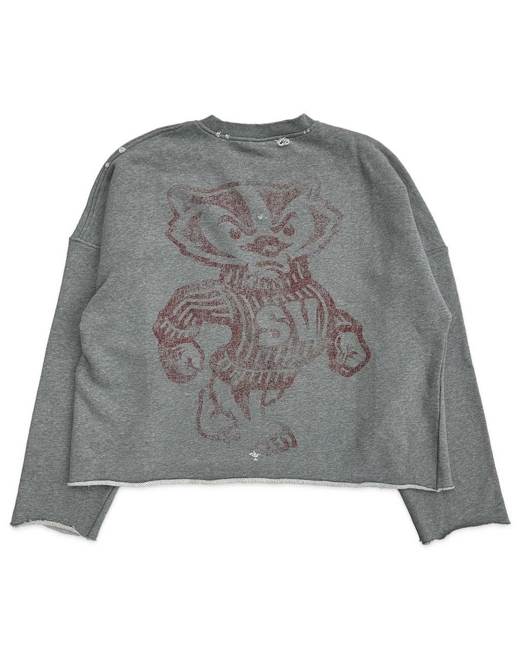 Saint Vanity Badgers Crewneck Grey