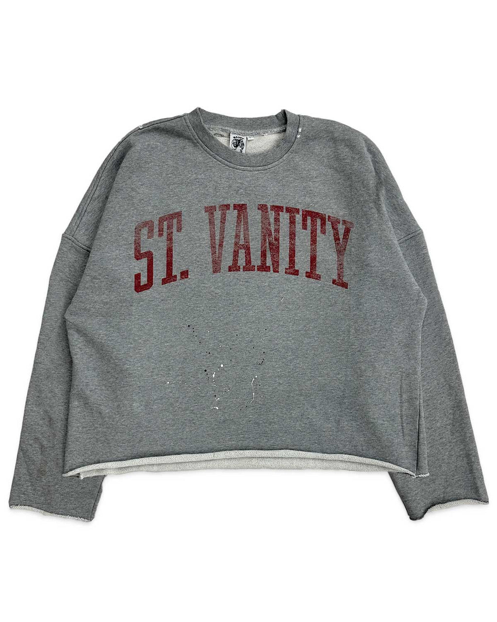 Saint Vanity Badgers Crewneck Grey
