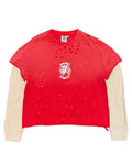 Saint Vanity Cutoff Thermal L/S Tee Red