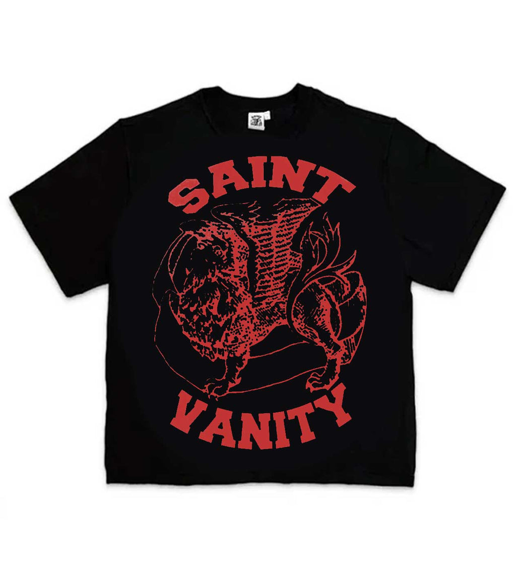Saint Vanity Griffin Tee Black/Red