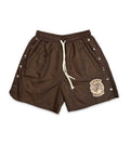 Saint Vanity Vintage Badge Cargo Shorts Brown