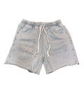 Vintage Washed Denim Rivet Drawstring Streetwear Shorts