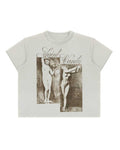 Saint Vanity Classical Art Cropped Tee Off‑White
