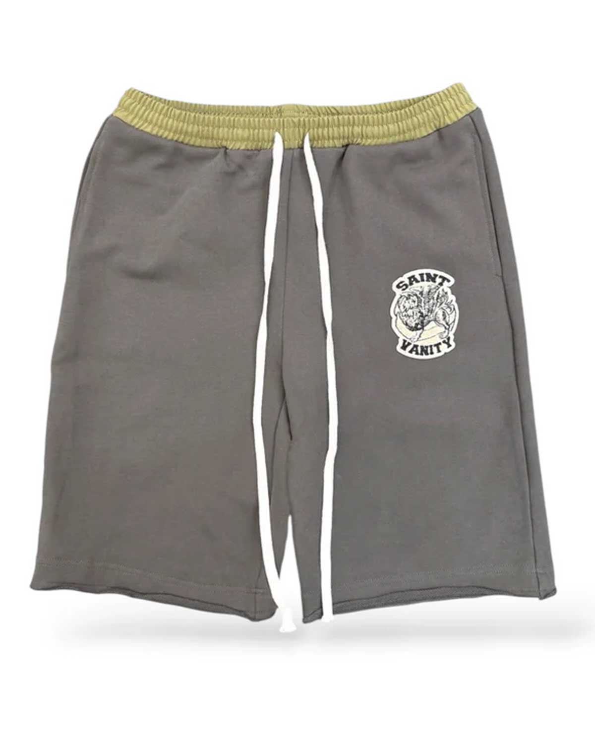 Saint VanityWaist Patch Logo Drawstring Street Shorts