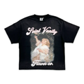 Saint Vanity Flower Co. Graphic Tee - Vintage Art Oversized Fit