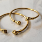3pc Fist Bangle Bracelet Set