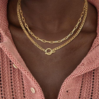 2pc Layered Toggle Necklace