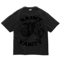 Saint Vanity Griffin Graphic Tee - Tonal Black Oversized Fit