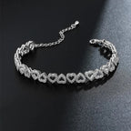 Up And Down Hearts Bracelet