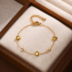 Dainty Heart Friendship Bracelet