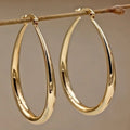 Smooth Hoop Earrings