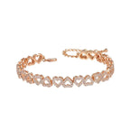 Up And Down Hearts Bracelet