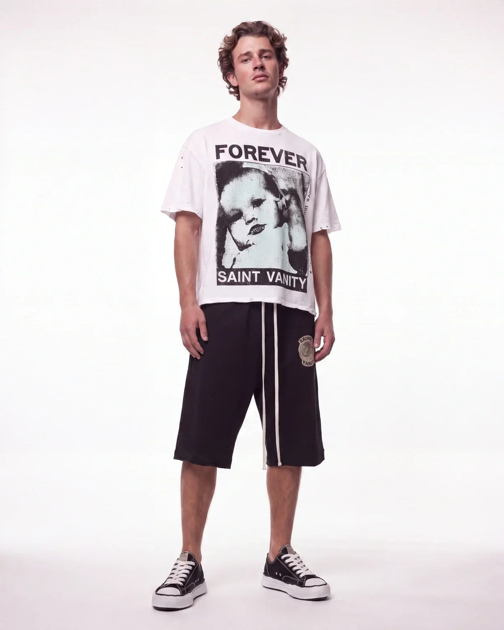 Saint Vanity Uniform Shorts Black